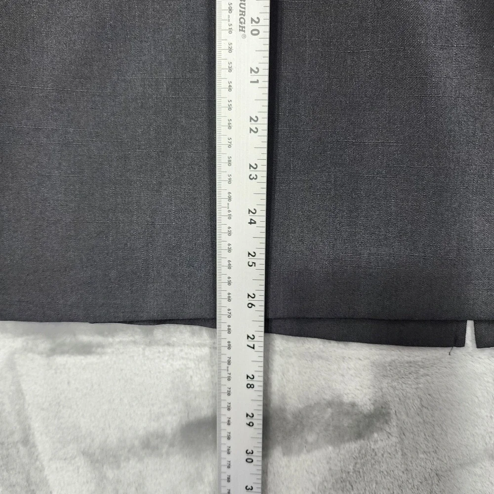 Vintage Sag Harbor Skirt Womens L/14‎ Black Pencil Lined Back Slit Office Preppy